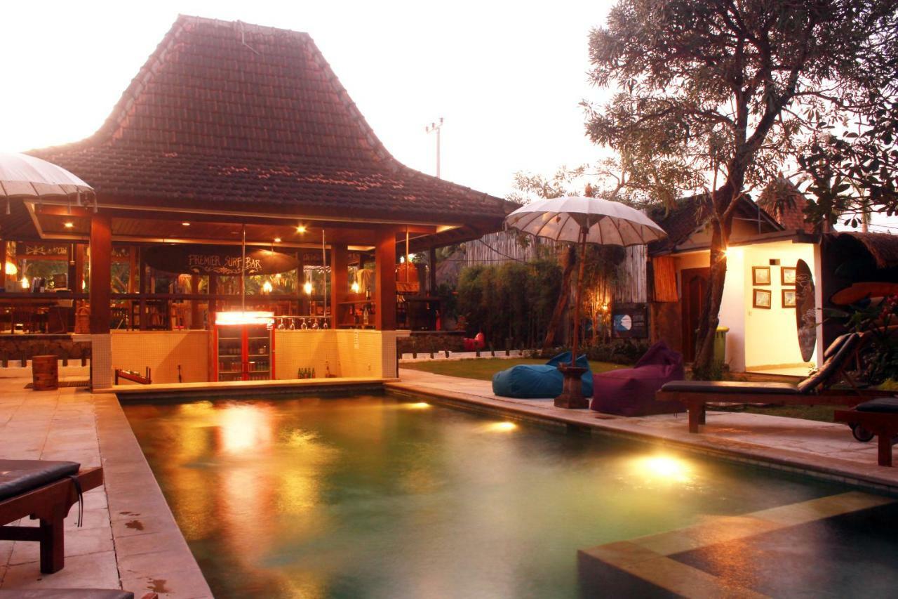 Hotel Premier Surf Camp Canggu Exterior foto